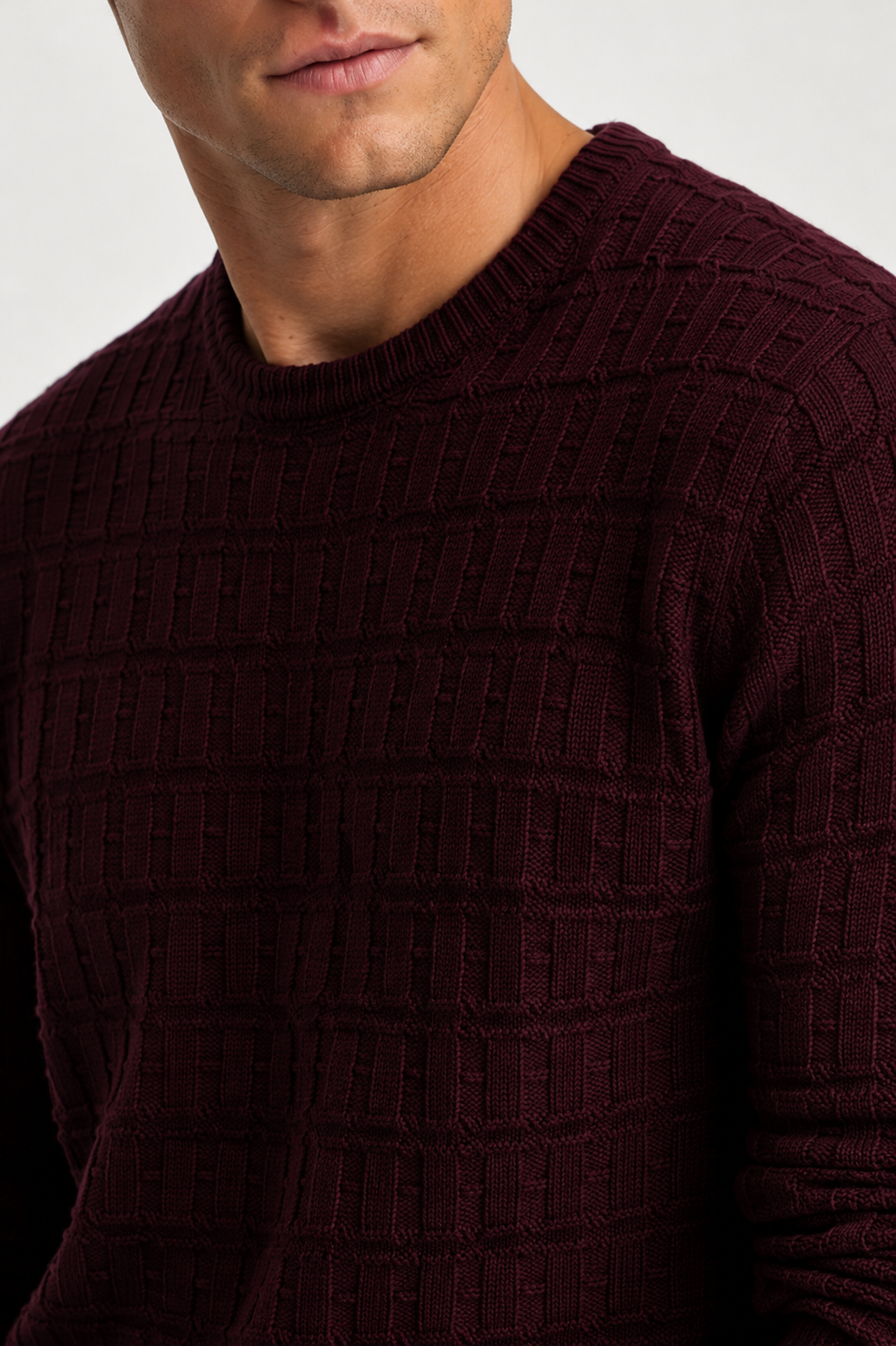 Men's Crew Neck Knit Sweater