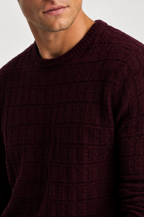 Men's Crew Neck Knit Sweater